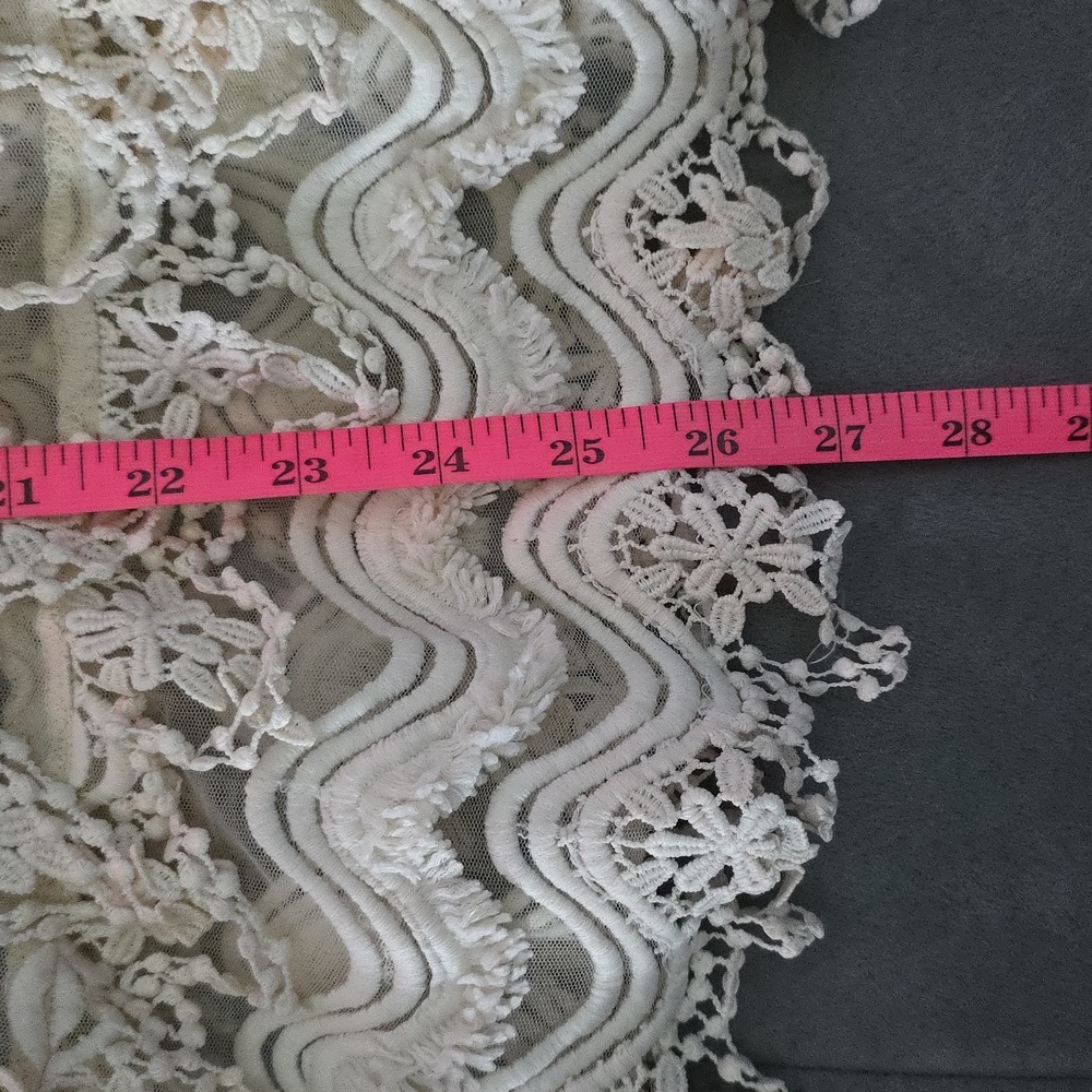 NWT Chic Cream Lace Swim Coverup - Picture 7 of 10